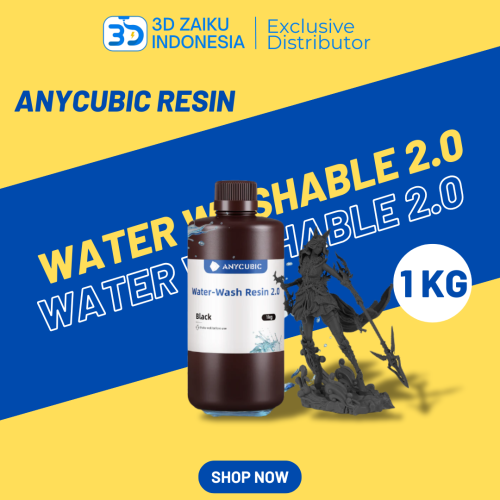 NEW Anycubic Resin Water Washable 2.0 Resin 3D Printer 1 KG
